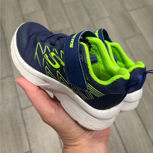 Skechers Child Microspec-Texlor Sneaker Size 8c - Picture 4 of 8